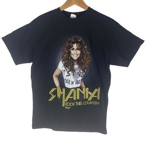 Shania Twain Rock This Country Tour Short Sleeve Tee - Size M